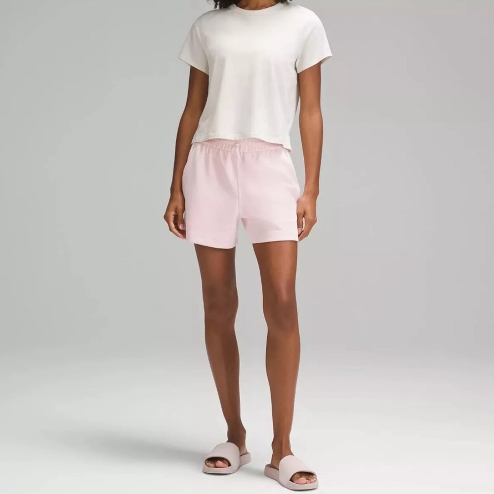 Lululemon Softstreme High Rise Short Flush Pink Casual Athletic Shorts 12 NWT - Picture 3 of 10